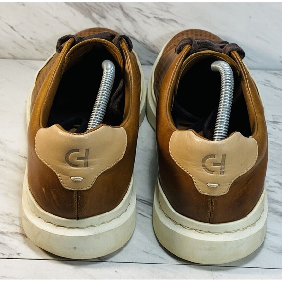 Cole Haan Men's GrandPrø Rally Laser Cut Sneaker British Tan Style 10.5 M - Picture 5 of 8
